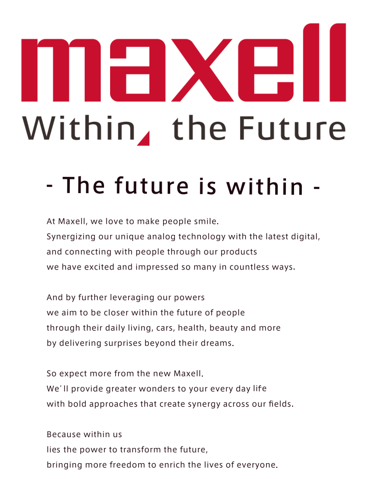 maxell Within, the Future