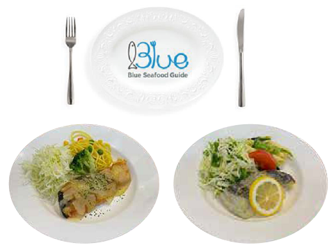 Blue Seafood Menu